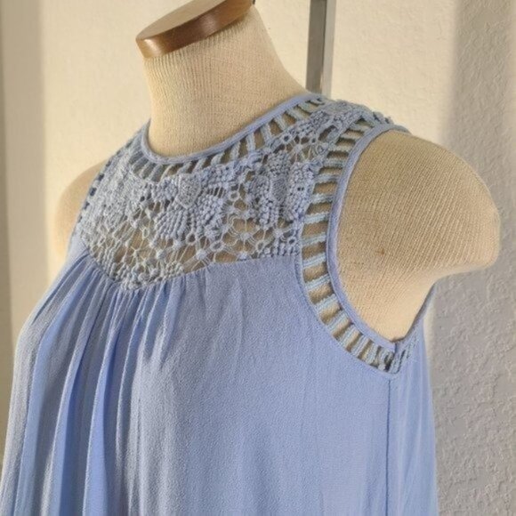 Altar'd State Womens Blue Casual dress halter Neck, size M - Picture 11 of 15
